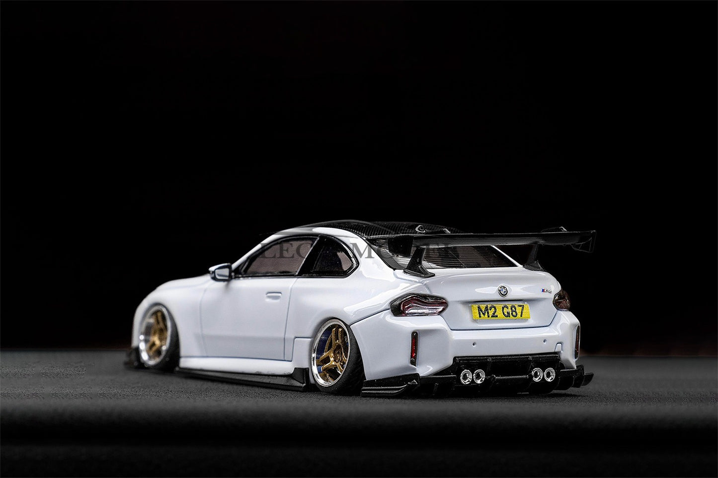 M2 G87 Alpine White 1:64 Scale  Custom Car Model