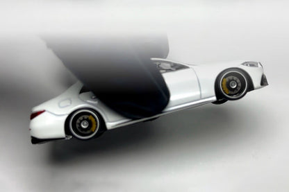 Custom 1:64 Mercedes-AMG S 63 E Performance 2023 diecast model with dynamic wheels