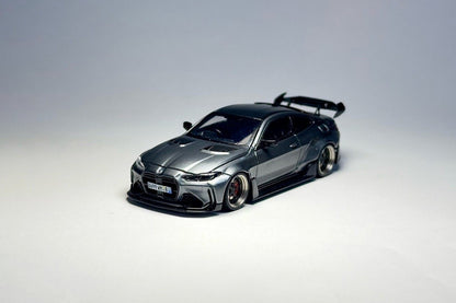 1:64 BMW G82 M4 ADRO widebody limited edition custom diecast with dynamic deep-dish wheels