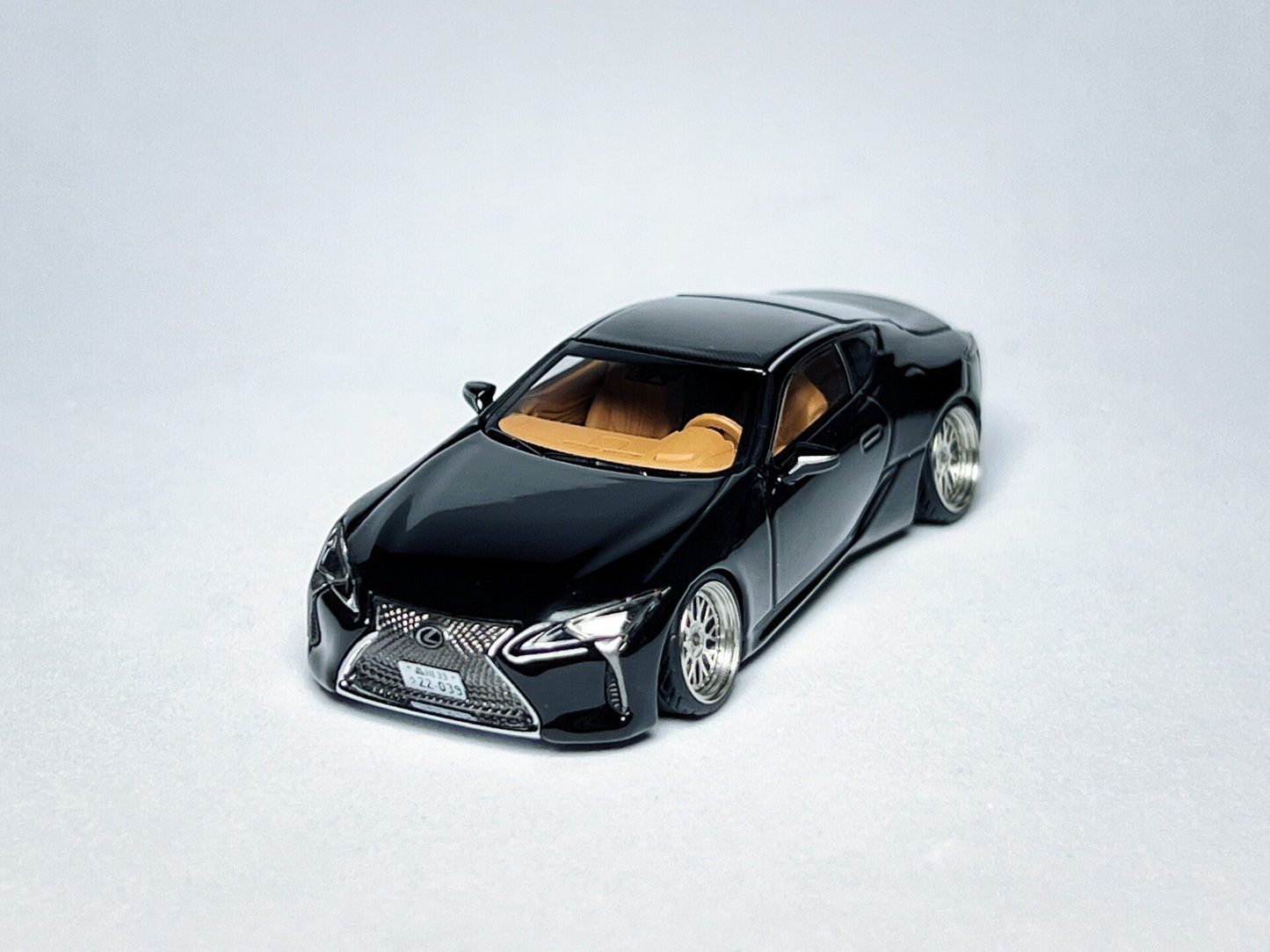 Custom 1:64 AR Box Lexus LC500 black diecast model
