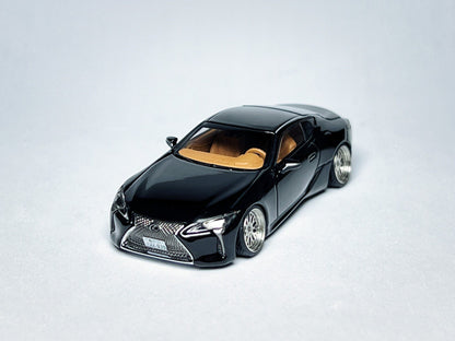 Custom 1:64 AR Box Lexus LC500 black diecast model