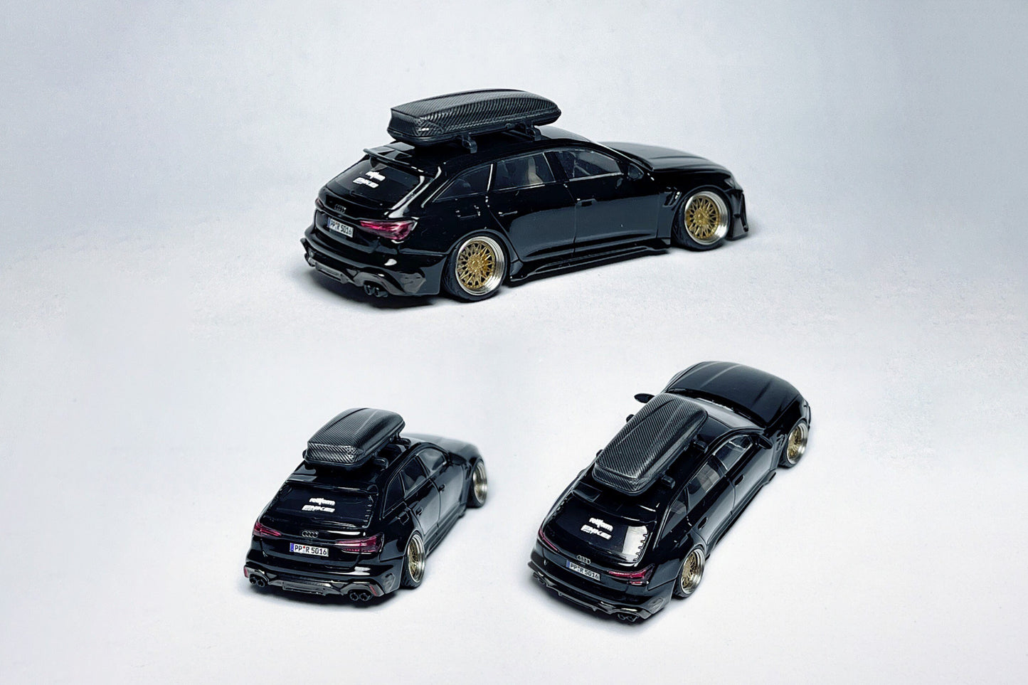 1:64 Audi RS6-R ABT 514 Navarra Black Warrior custom diecast