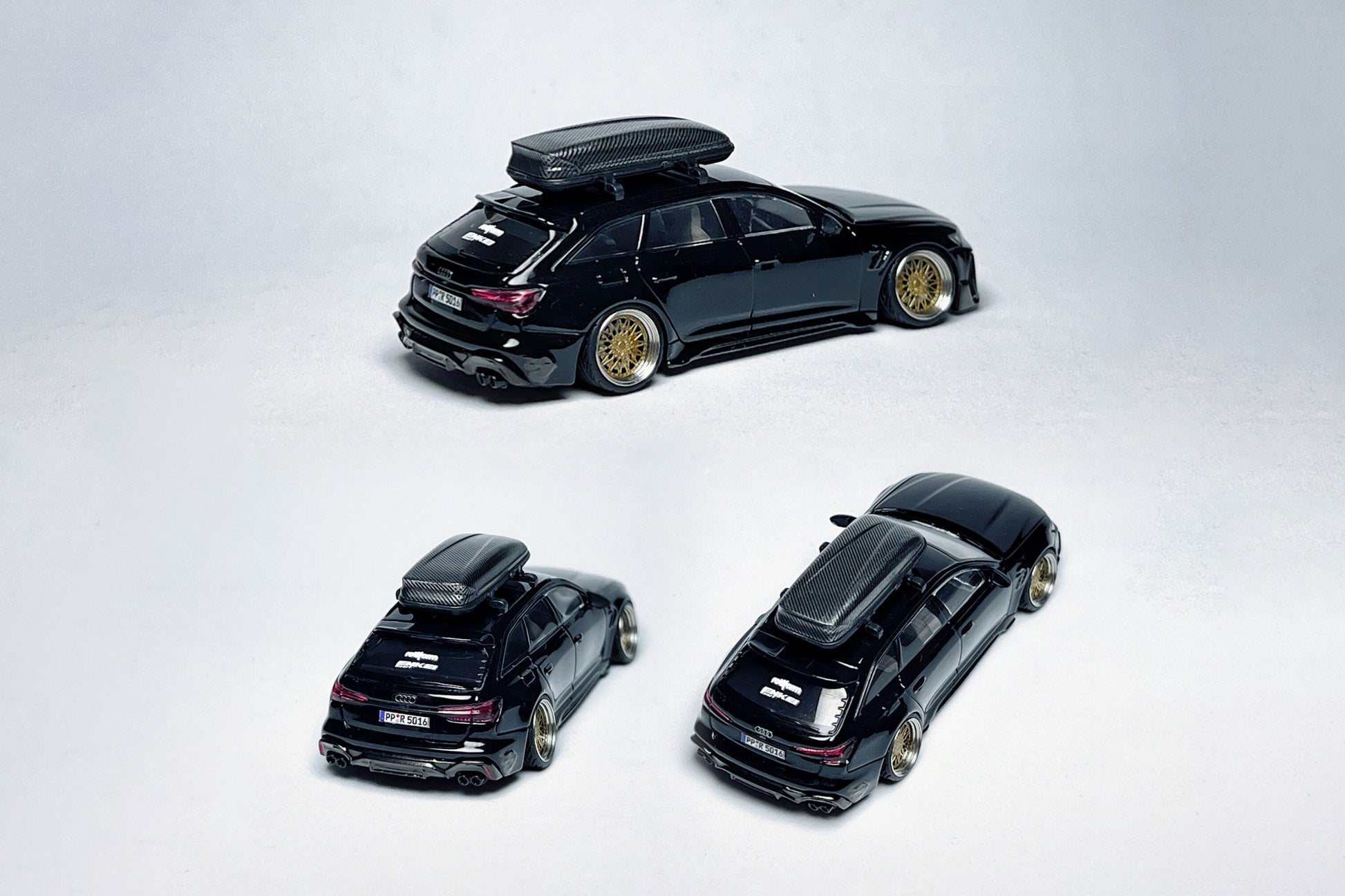1:64 Audi RS6-R ABT 514 Navarra Black Warrior custom diecast