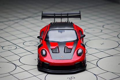 1:64 MINI GT Porsche 911 GT3 RS 1060 Manthey Racing custom diecast model