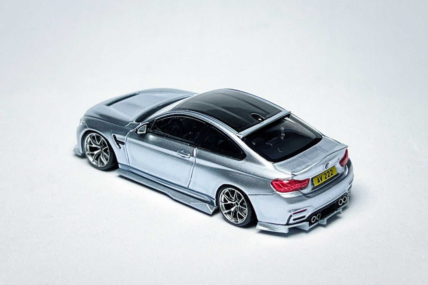 1:64 HH BMW F82 M4 CS Silverstone Blue custom diecast model