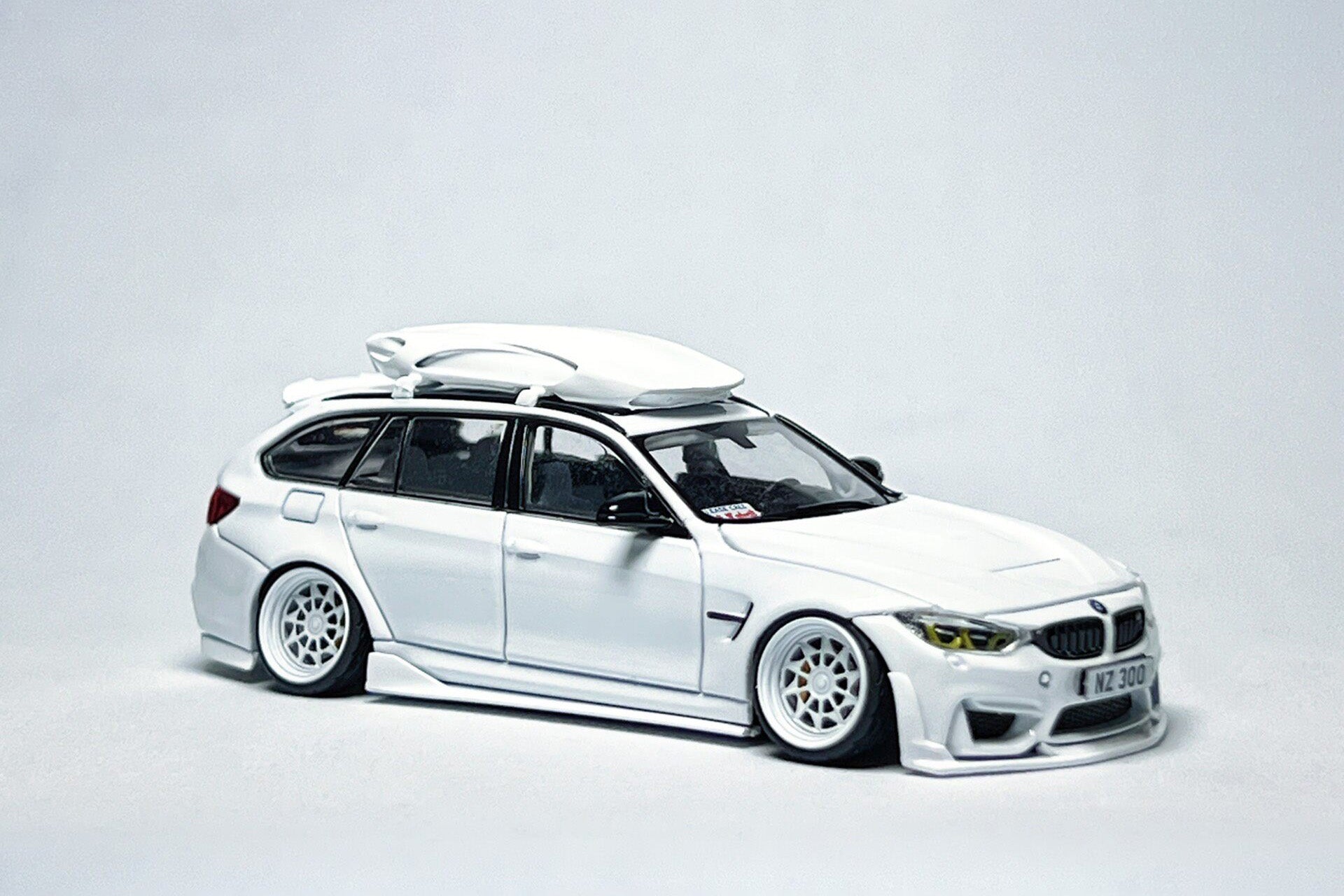 1:64 BMW F81 M3 CS Touring white custom diecast