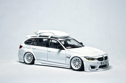 1:64 BMW F81 M3 CS Touring white custom diecast