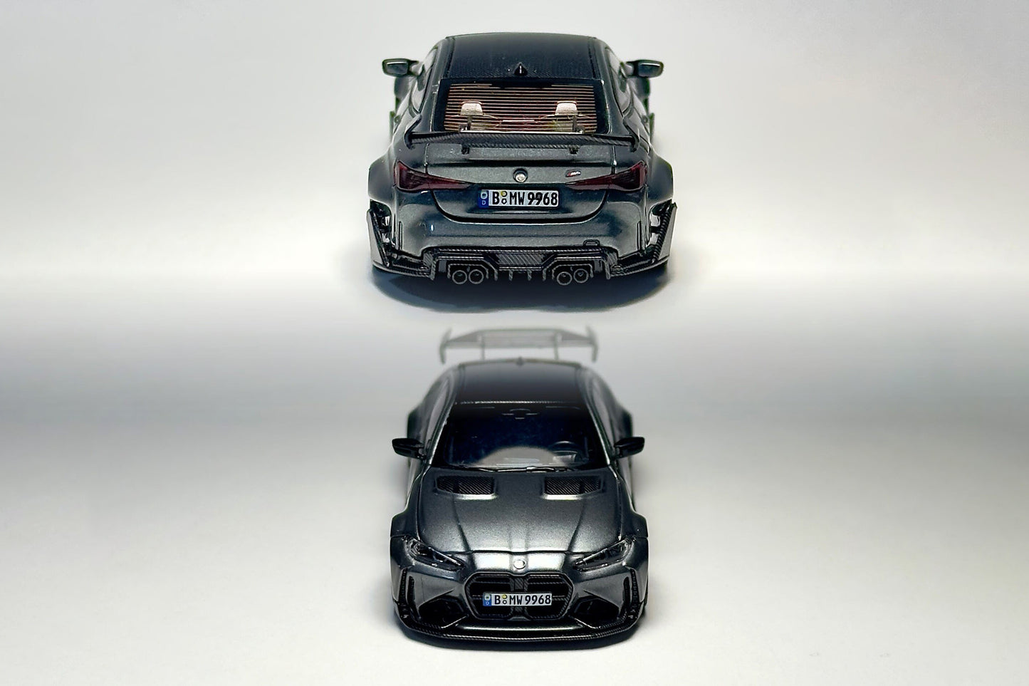 Custom 1:64 BMW G82 M4 ADRO widebody limited edition diecast with visible text markings
