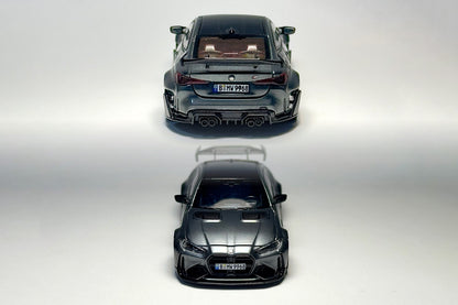 Custom 1:64 BMW G82 M4 ADRO widebody limited edition diecast with visible text markings