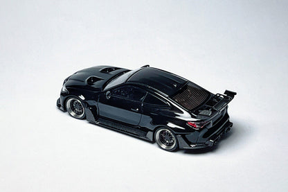 Custom 1:64 BMW G82 M4 ADRO widebody metallic black diecast model