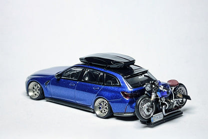Custom 1:64 BMW M3 Touring 1090 diecast with deep-dish wheels