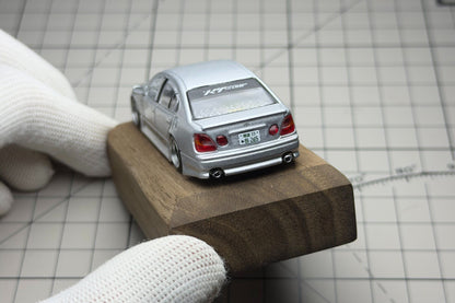 1:64 Toyota Aristo JZS161 VERTEX custom diecast with visible text markings