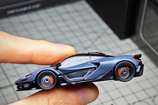 1:64 scale Hot Wheels McLaren W1 custom modified diecast with dynamic bearing wheels