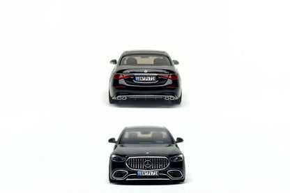 Custom 1:64 Mercedes-AMG S 63 E Performance 2023 diecast model with dynamic two-tone wheels