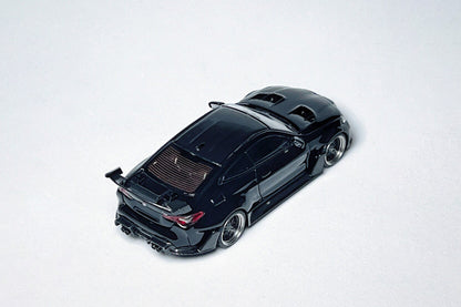 1:64 BMW G82 M4 ADRO widebody metallic black custom diecast model
