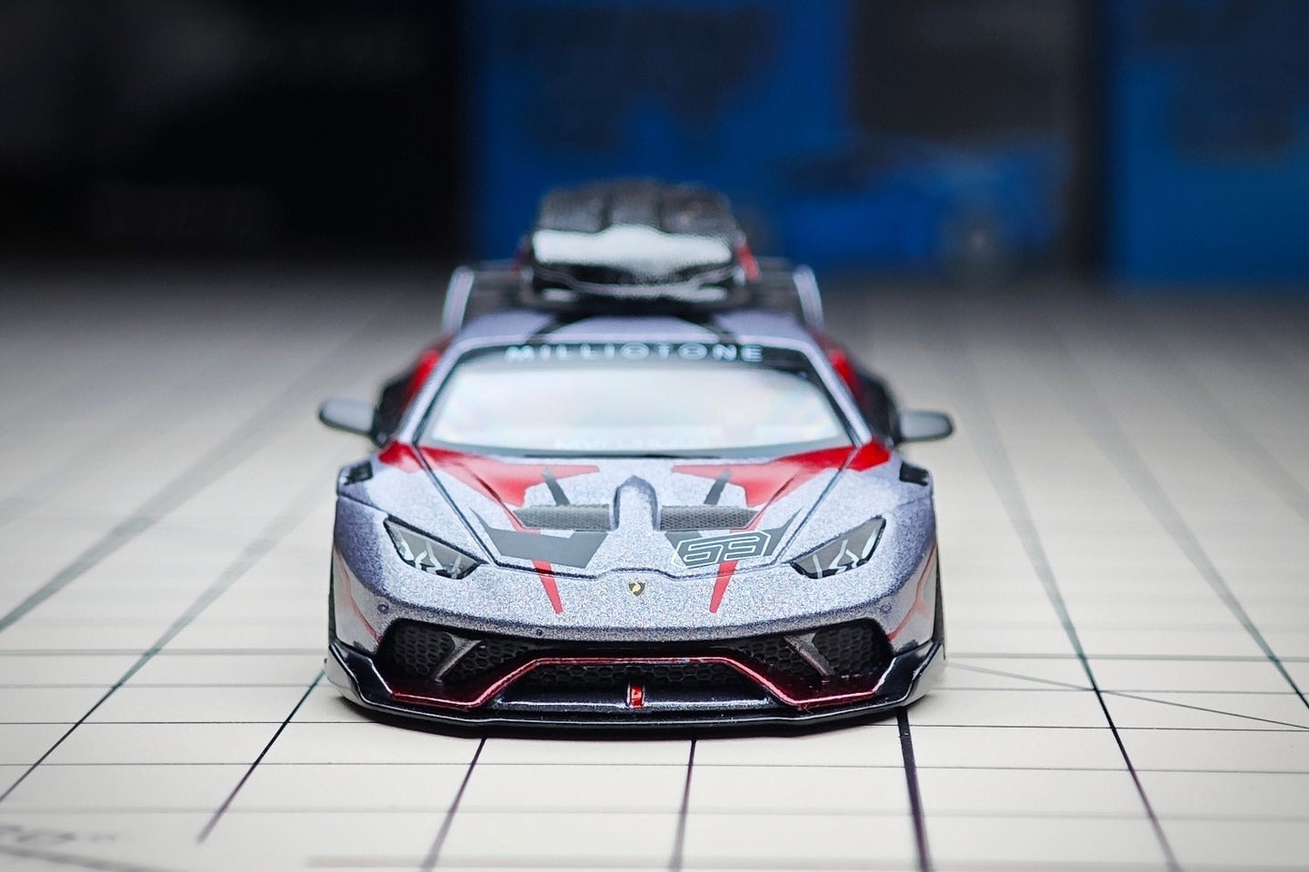 1:64 MINI GT Lamborghini Huracán LBWK RONIN custom diecast model