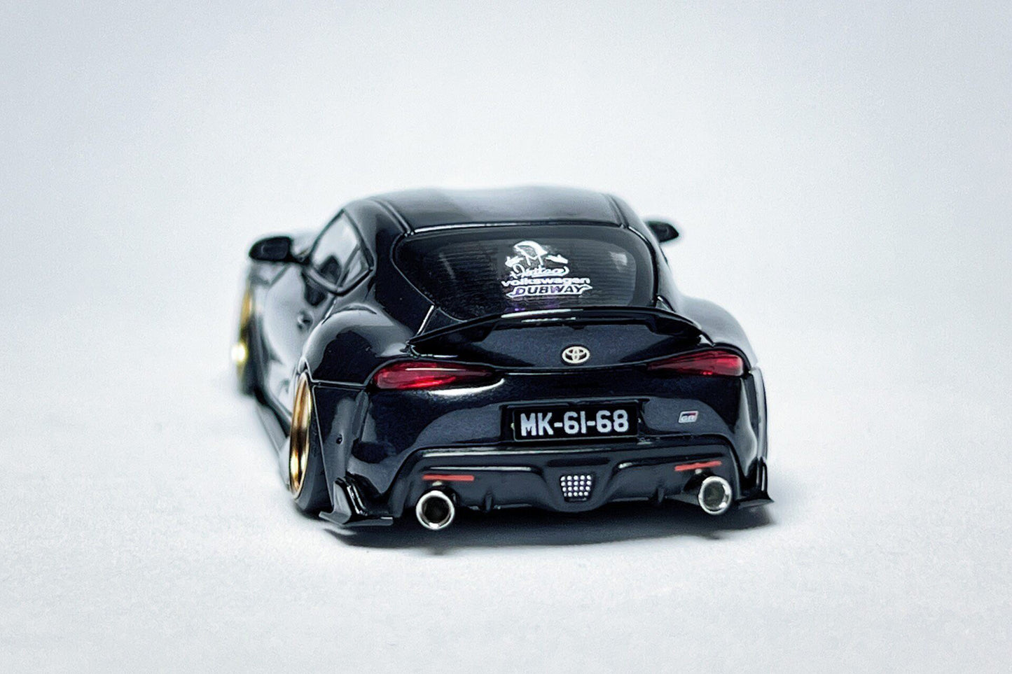Custom 1:64 Toyota GR Supra A90 diecast model