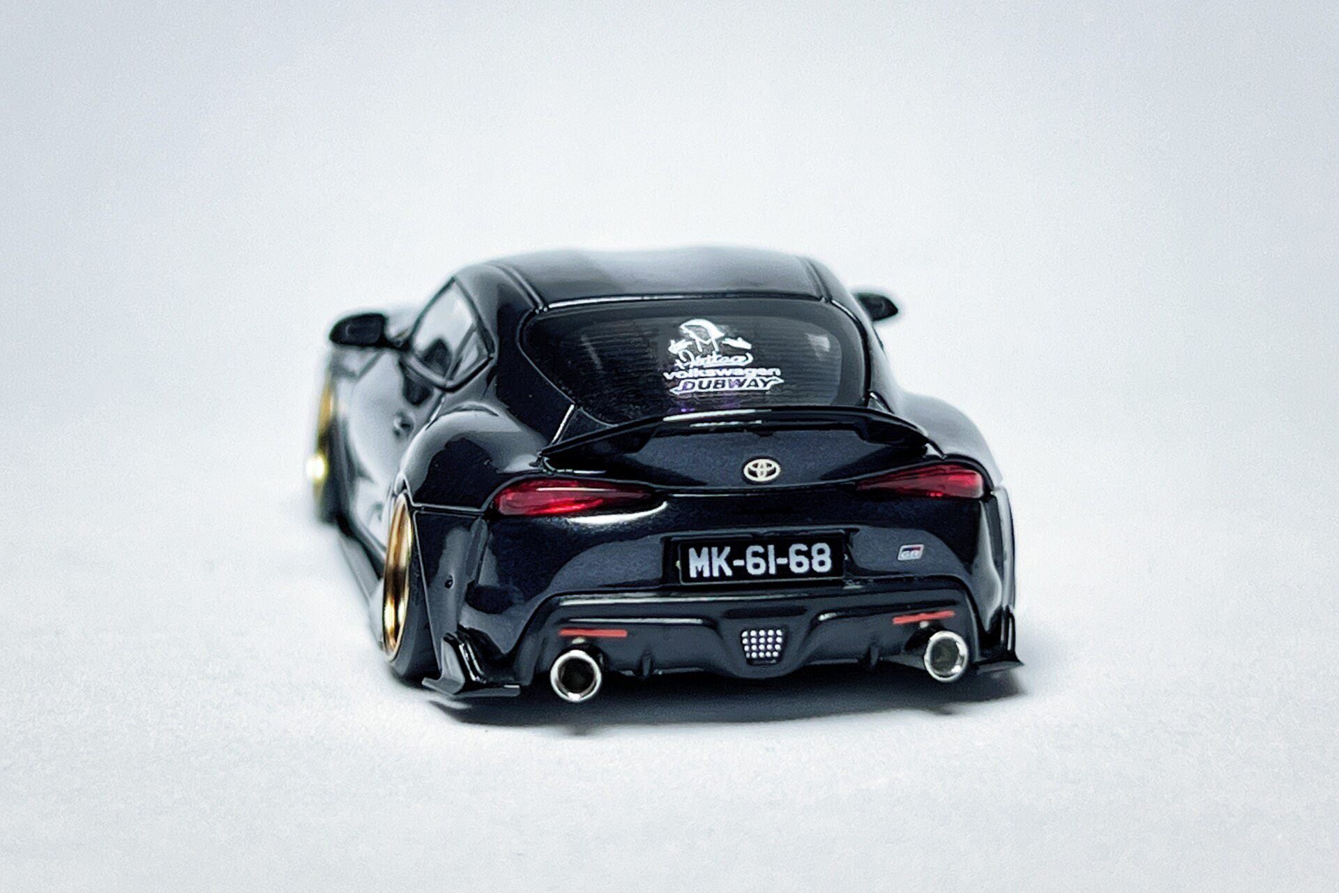 Custom 1:64 Toyota GR Supra A90 diecast model