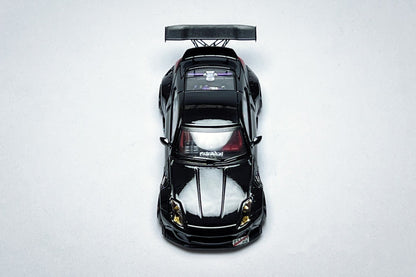 1:64 Nissan 350Z black widebody custom diecast Demon Lady Z model