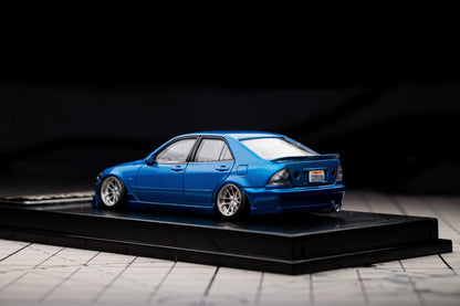 1:64 Toyota Altezza RS200 Z Edition White Custom Diecast with VKS GReddy Flashback Kit