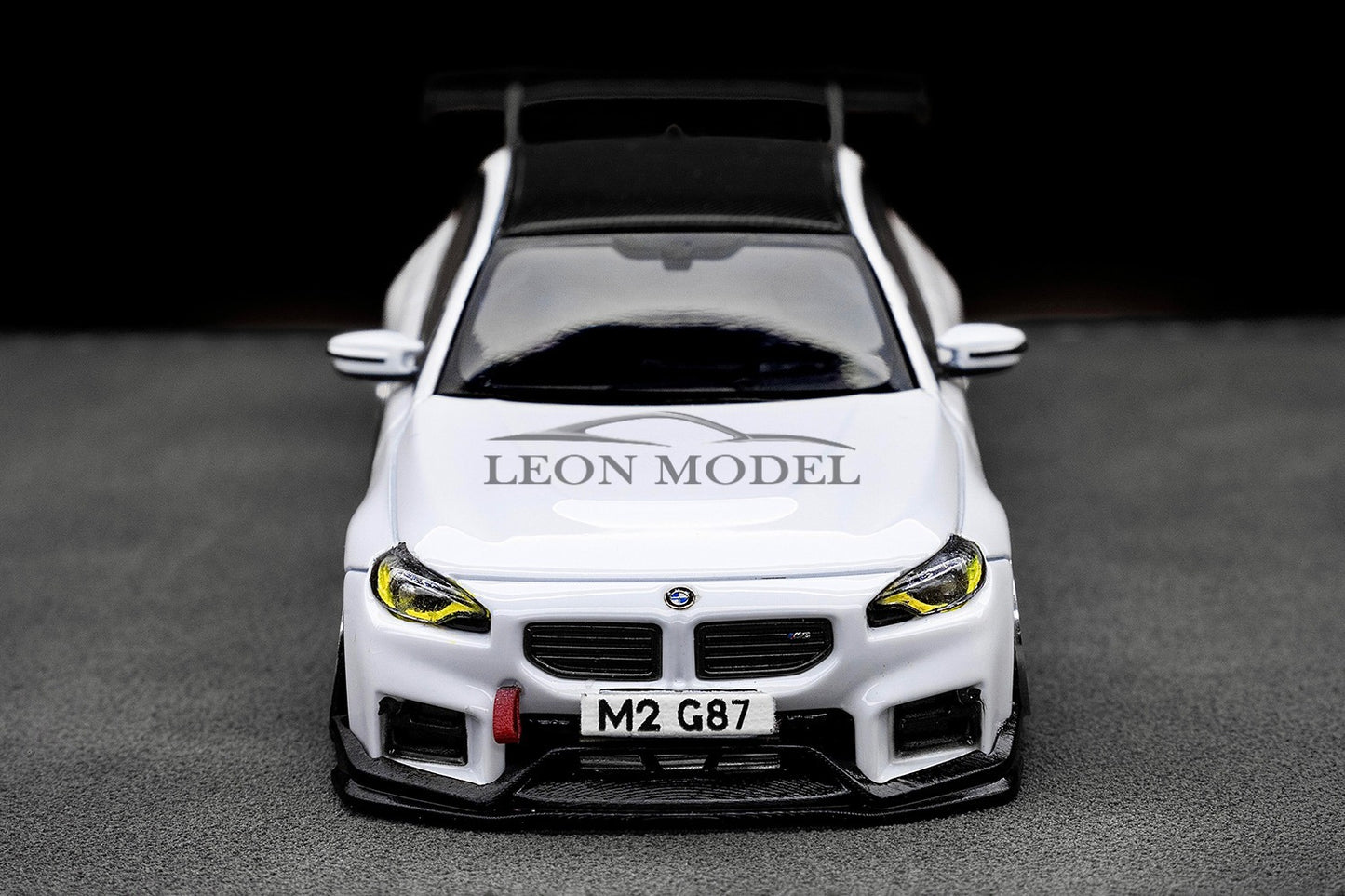 M2 G87 Alpine White 1:64 Scale  Custom Car Model