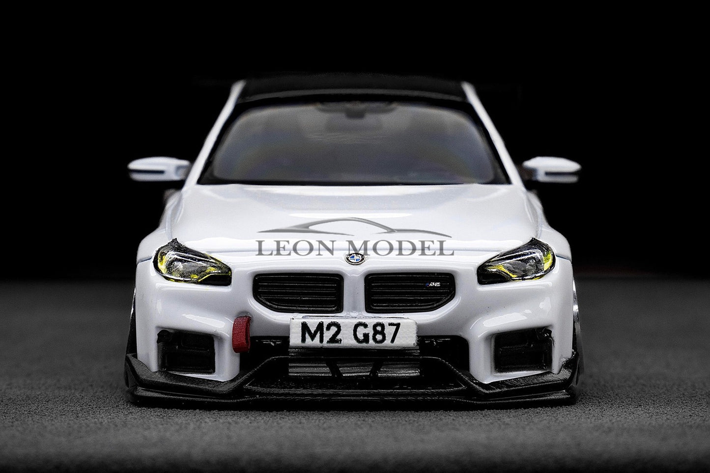 M2 G87 Alpine White 1:64 Scale  Custom Car Model