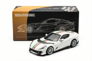 Ferrari 812c BIANCO ITALIA 1:64 scale by Fuelme TOC