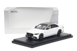 Mercedes Benz AMG S63 E Performance 1:64 Silver/White by Almost real