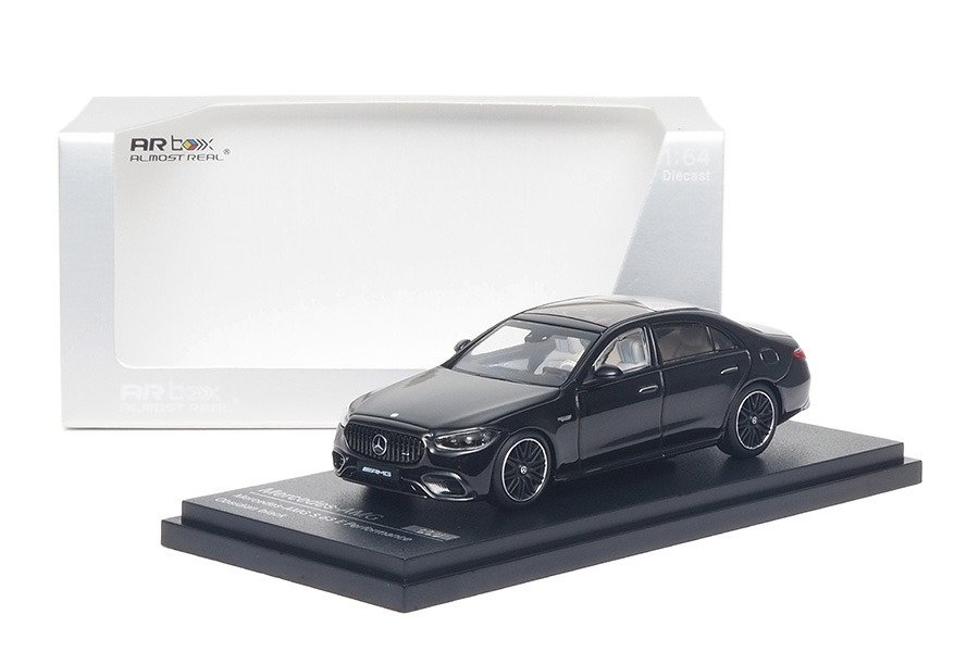Mercedes Benz AMG S63 E Performance Obsidian black 1:64 by Almost real