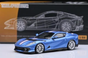 Ferrari 812c BLU GENZIANA 1:64 scale by Fuelme TOC