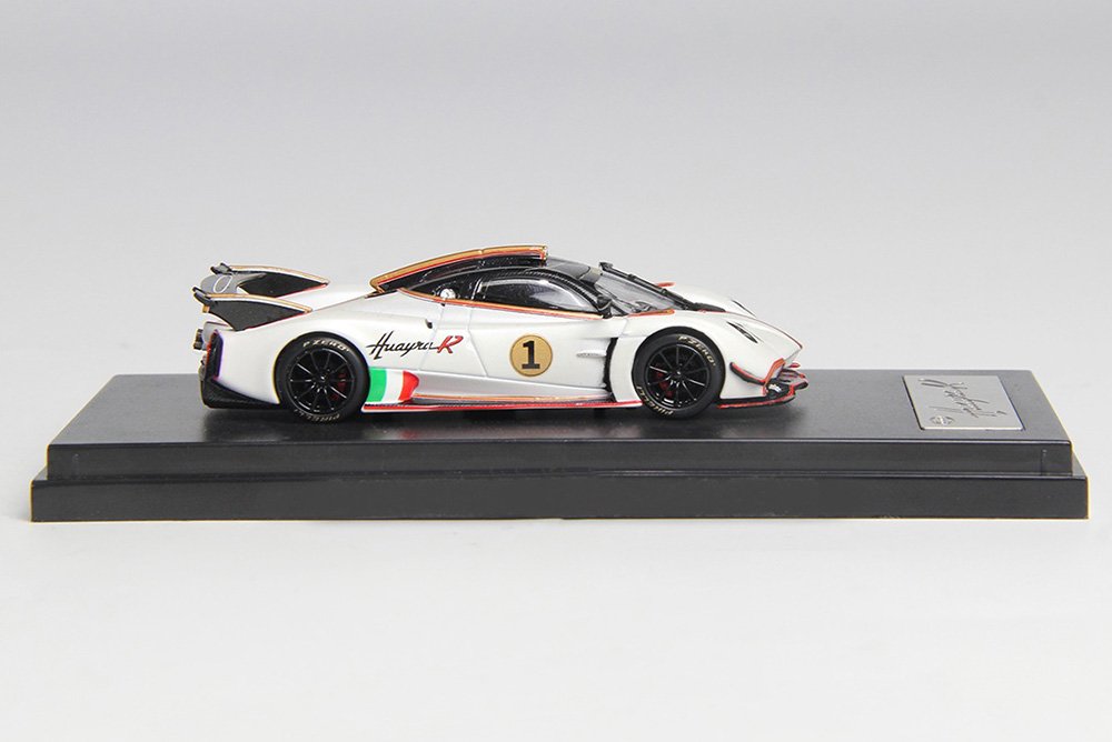 Pagani HuayraR-Pearl White 1:64 Scale by LCD Model - Image 6